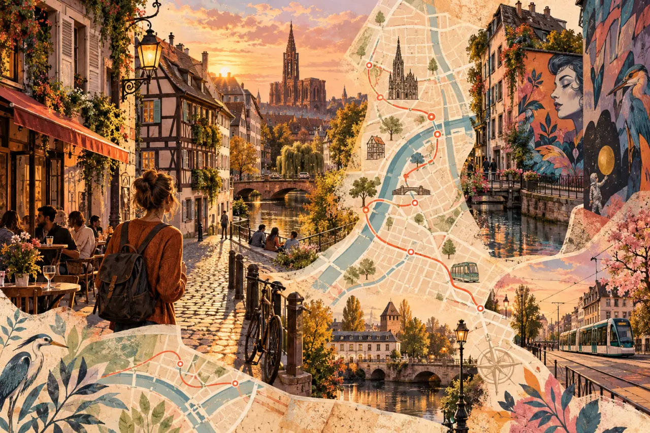 Street art à Strasbourg : la Krutenau comme point de départ, la carte comme fil conducteur
