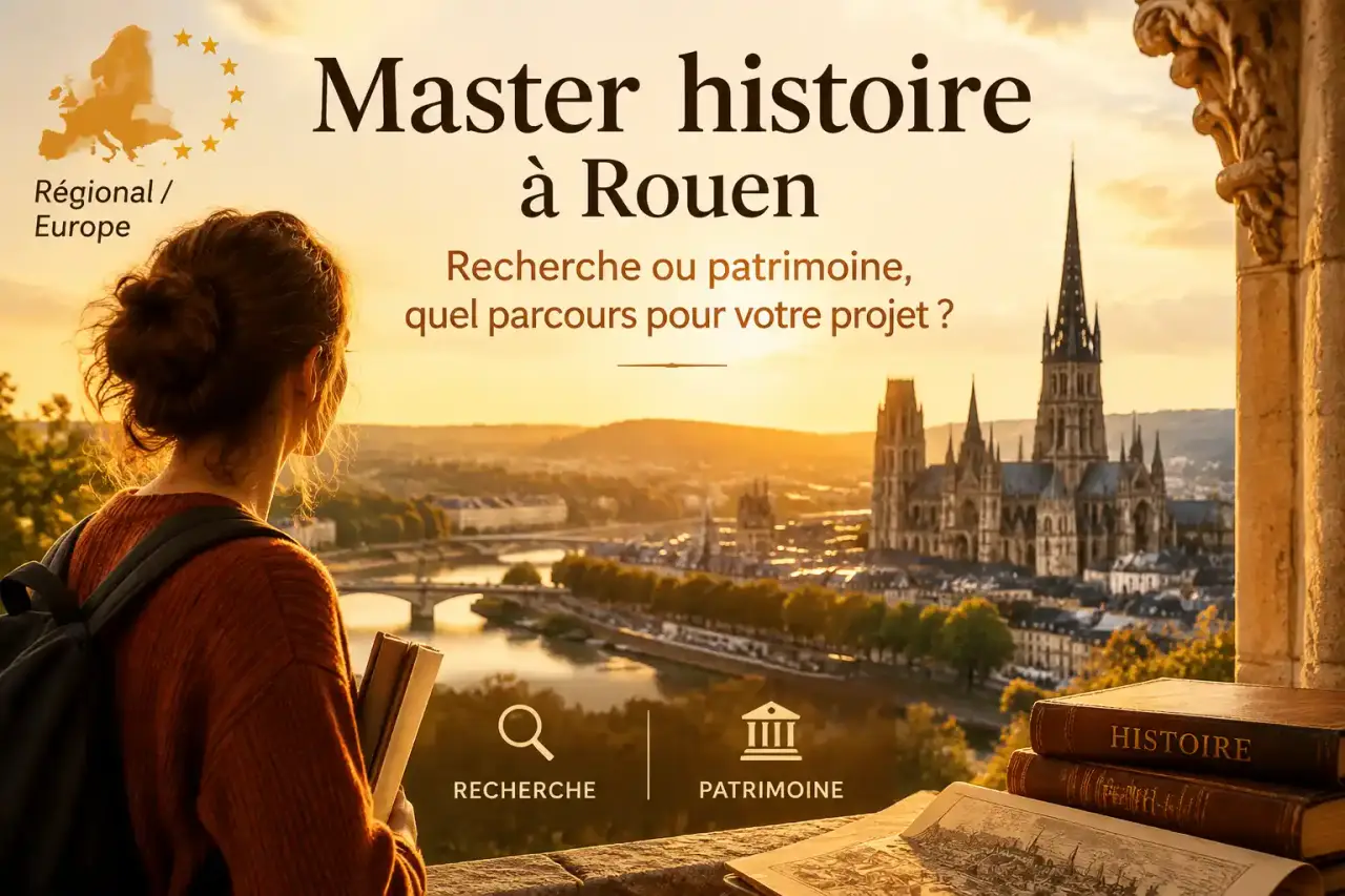 Master histoire à Rouen : recherche ou patrimoine, quel parcours pour votre projet ?