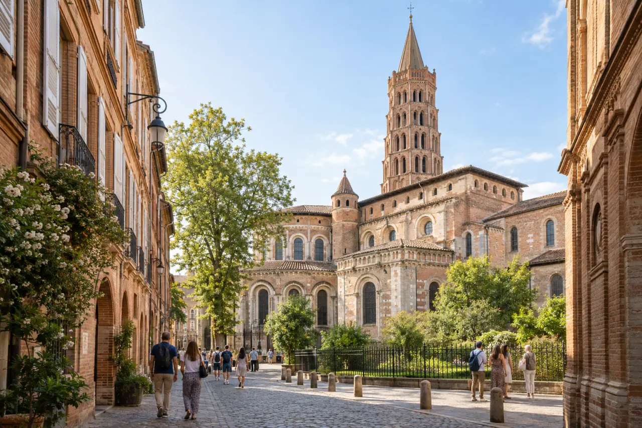 Journée du patrimoine autour de Toulouse dans le centre historique et ses monuments en briques roses