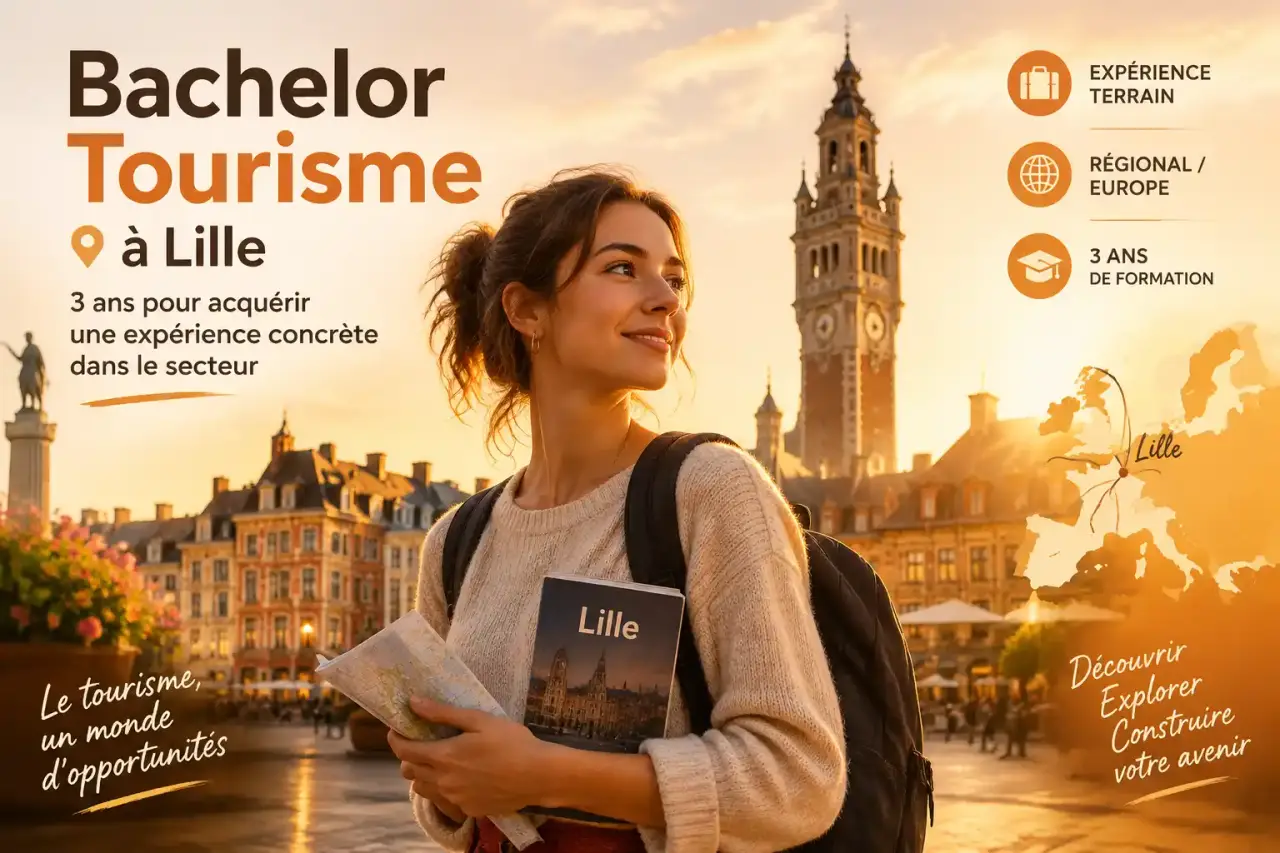 Bachelor Tourisme à Lille : 3 ans pour acquérir une expérience concrète dans le secteur