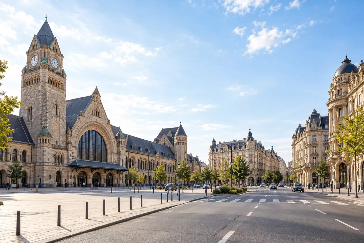 Patrimoine UNESCO de Metz : gare et architecture de la Ville impériale